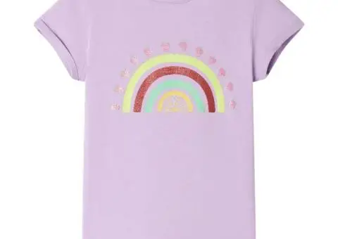 Tricou pentru copii, lila, 140 - 1/5