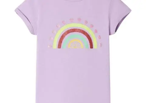 Tricou pentru copii, lila, 116 - 1/5