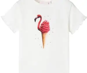 Tricou pentru copii, ecru, 92