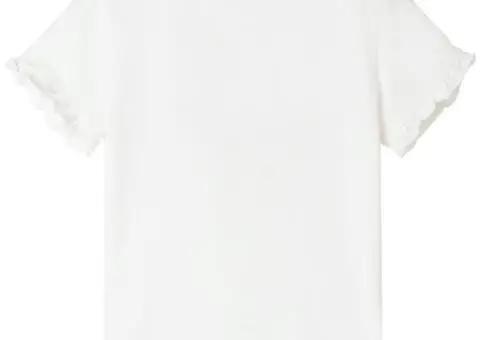 Tricou pentru copii, ecru, 92 - 2/5