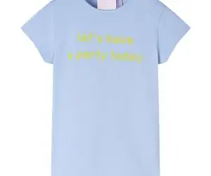 Tricou pentru copii, albastru deschis, 92
